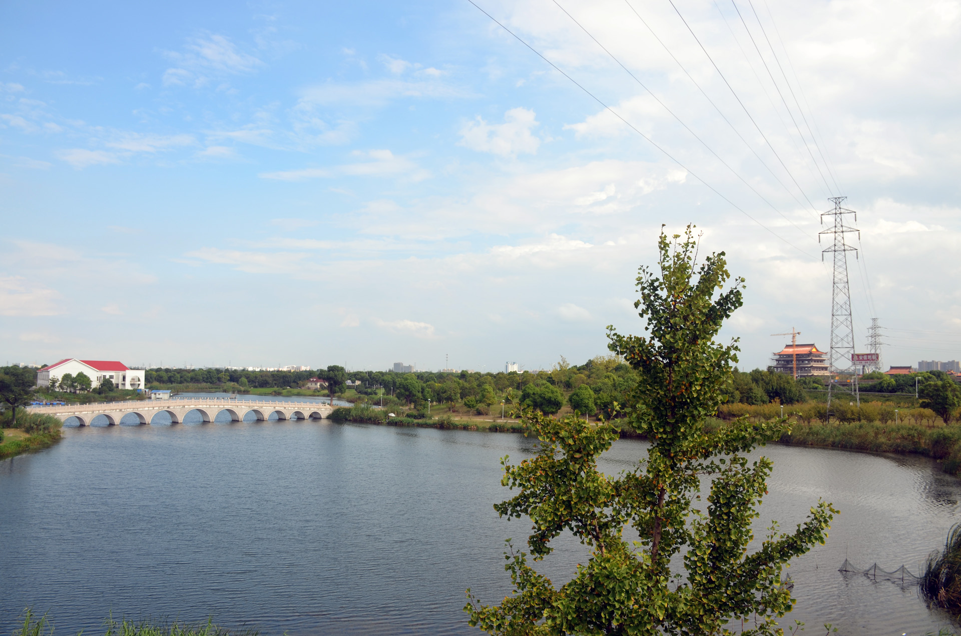 娄东生态园太仓娄东商务休闲垂钓中心风景秀丽