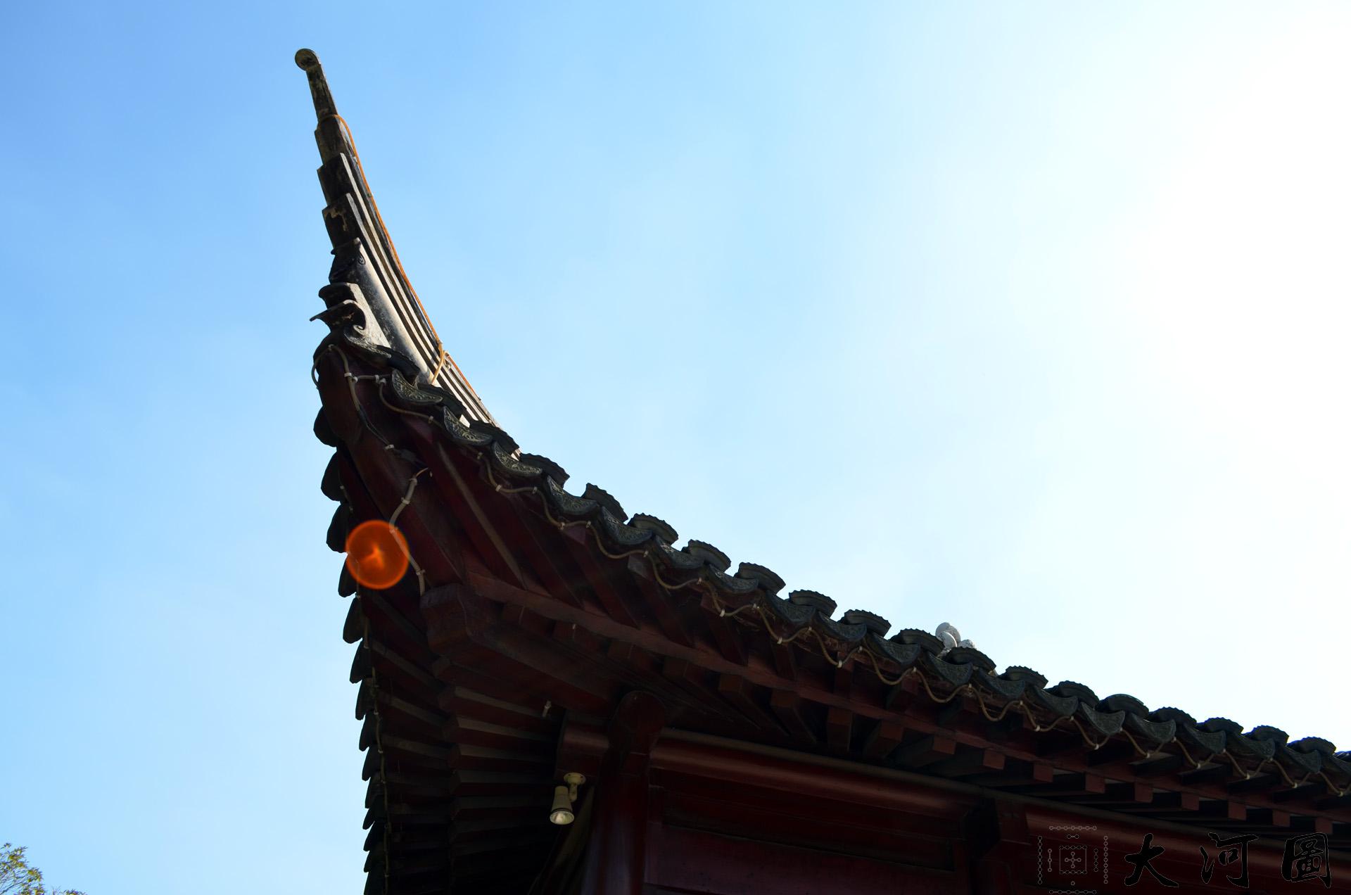 太仓弇山园又名太仓公园夏日风景